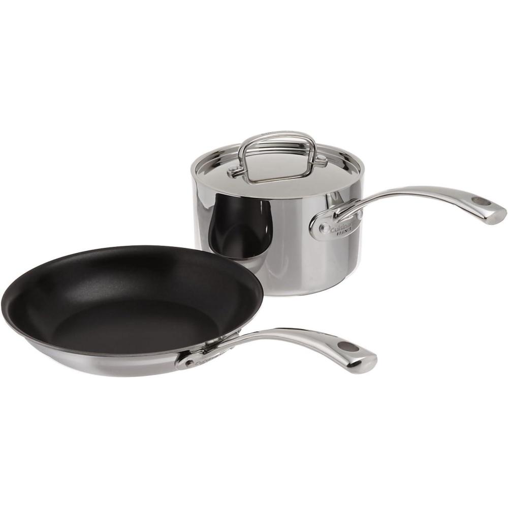 Cuisinart French Classic Tri-Ply Stainless 8-Inch Nonstick Skillet(2-Piece)