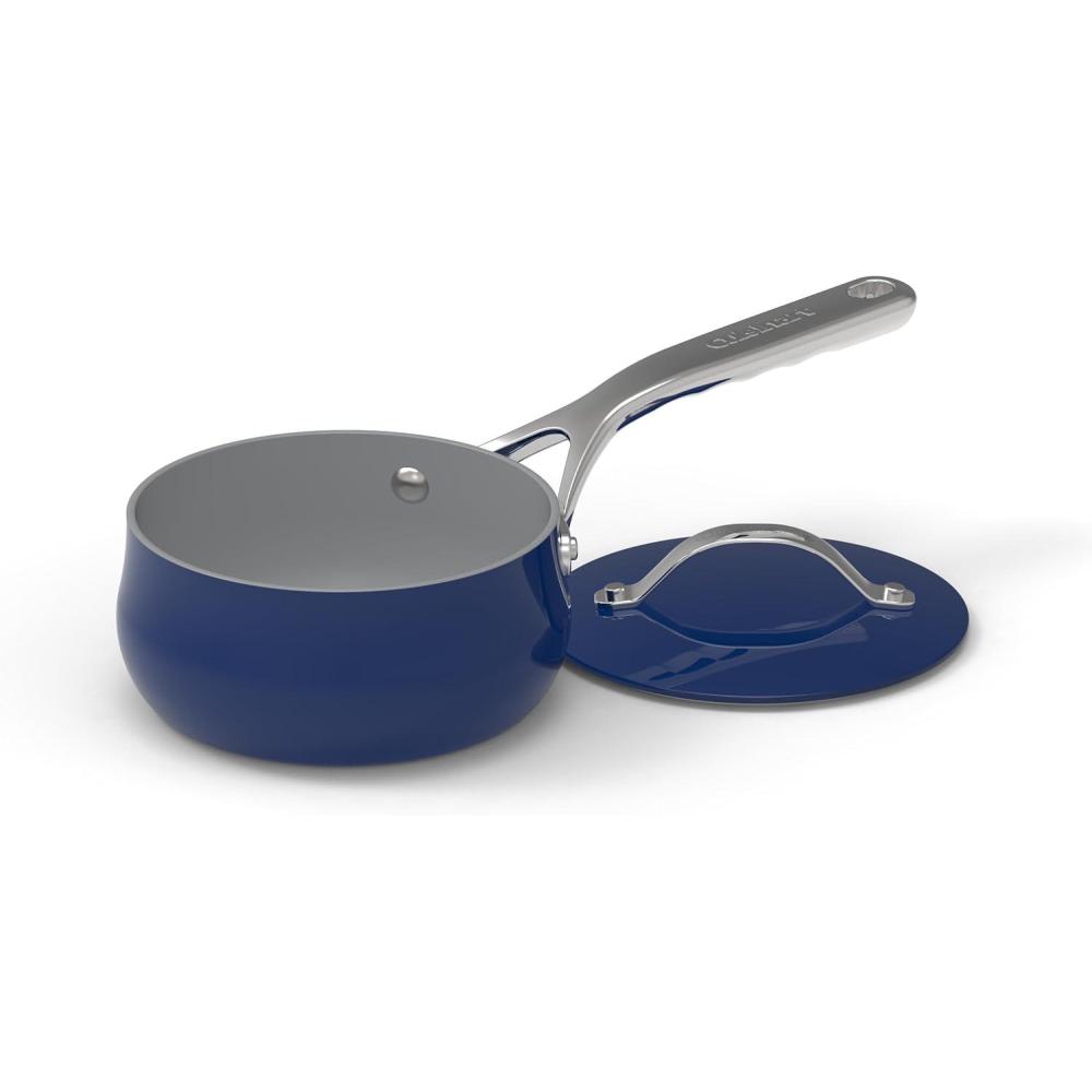 Cuisinart Culinary Collection Nonstick 1 Qt. Saucepan + Cover, Teal(Sapphire)