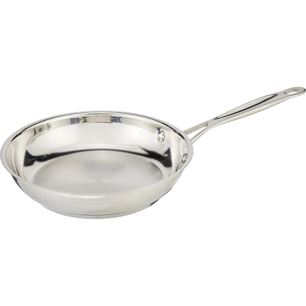 Cuisinart 722-20 8-Inch Chef’s-Classic-Stainless-Cookware-Collection, 8″, Open Skillet(Chef’s Classic Stainless)