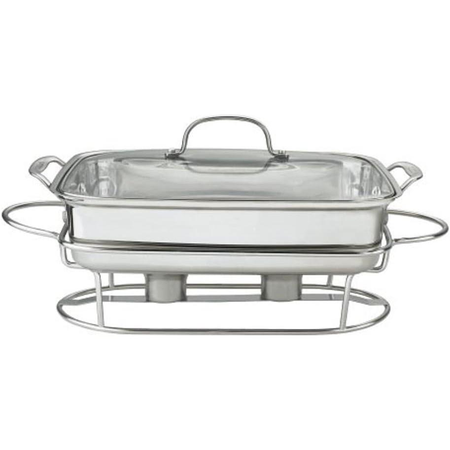 Cuisinart 7BSR-28 Stainless 11-Inch Round Buffet Servers , Silver(Buffet Server)