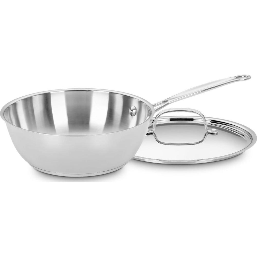 Cuisinart 735-24 Chef’s Classic Stainless 3-Quart Chef’s Pan with Cover(3 Quarts)