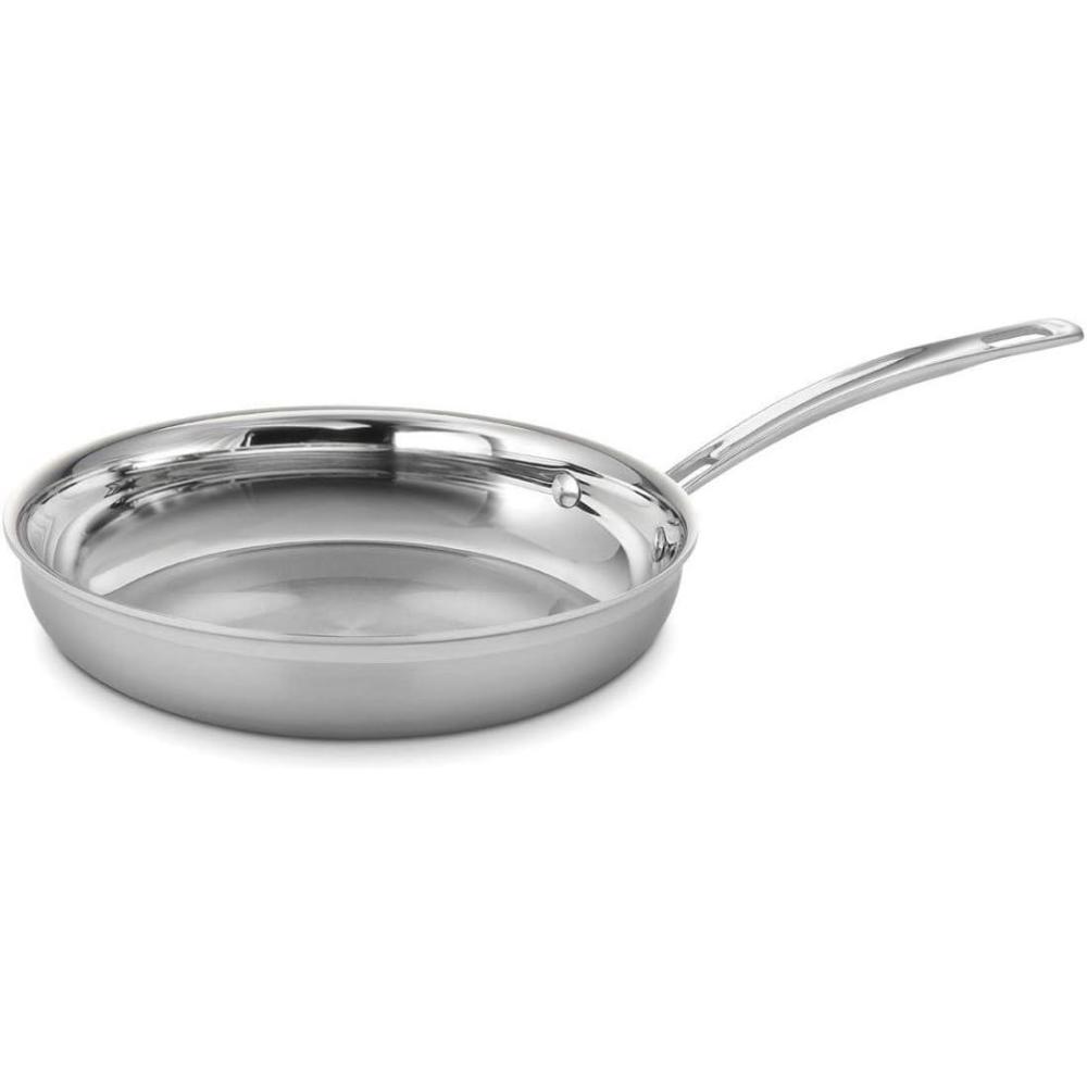 Cuisinart MCP22-24N MultiClad Pro Triple Ply 10-Inch, Open Skillet(10-Inch)