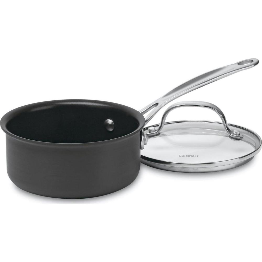 Cuisinart 6194-20 Chef’s Classic 4-Quart Nonstick-Hard-Anodized, Saucepan w/Cover(Saucepan w/Cover)