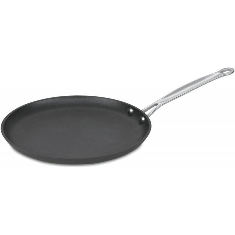 Cuisinart 10-Inch Crepe Pan, Chef’s Classic Nonstick Hard Anodized, Black, 623-24(Crepe Pan)