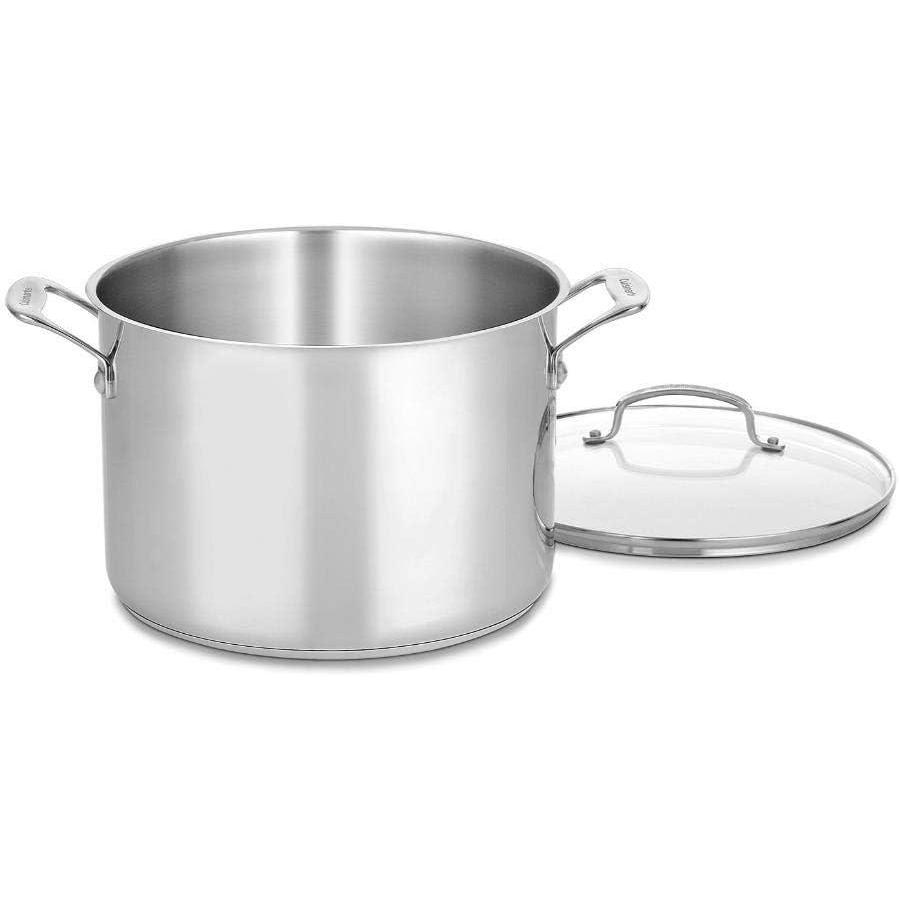 Cuisinart 766-24 Chef’s Classic 8-Quart Stockpot with Cover, Stainless Steel(10-Quart)
