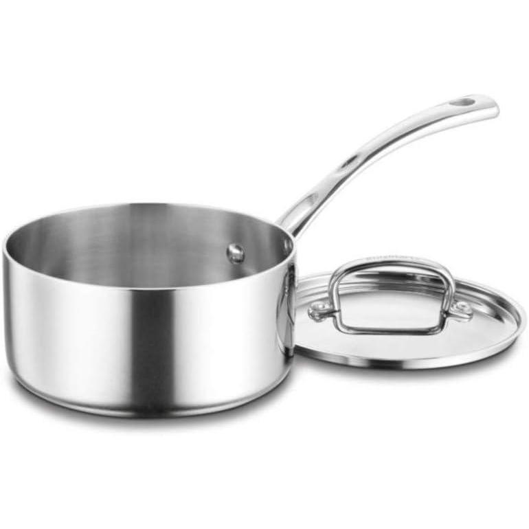 Cuisinart FCT193-18 French Classic Tri-Ply Stainless 3-Quart Saucepot with Cover(Stainless Steel)