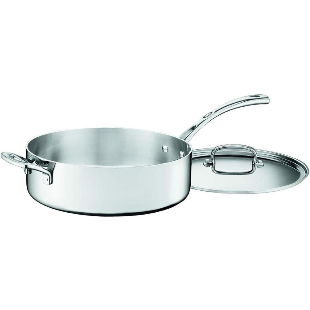 Cuisinart French Classic Tri-Ply Stainless 8-Inch Nonstick Skillet(5.5-Quart)
