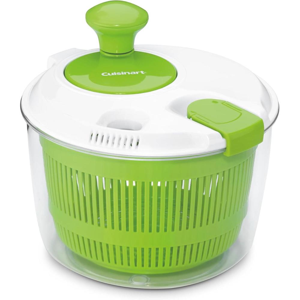 Cuisinart Salad Spinner- Wash, Spin & Dry Salad Greens, Fruits & Vegetables, 3qt, CTG-00-SSAS(3 Qt)