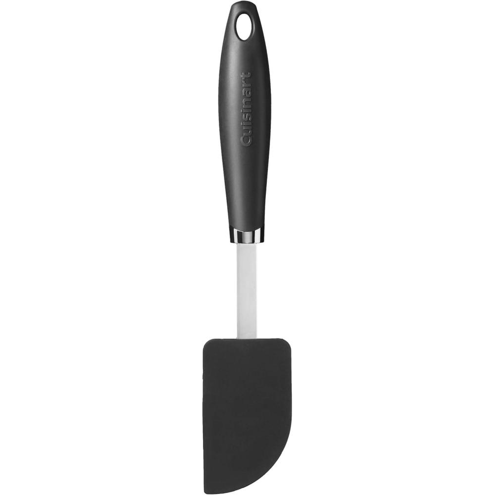 Cuisinart Curve Handle Hand Grater,Black/Silver(Silicone Spatula)