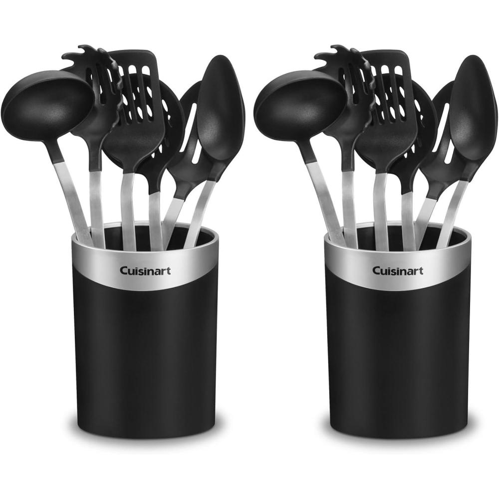 Cuisinart CTG-00-BCR7 Barrel Crock with Tools, Black/Silver, Set of 7, 15″ x 5.5″ dia.(15″ x 5.5″ dia. (Pack of 14))