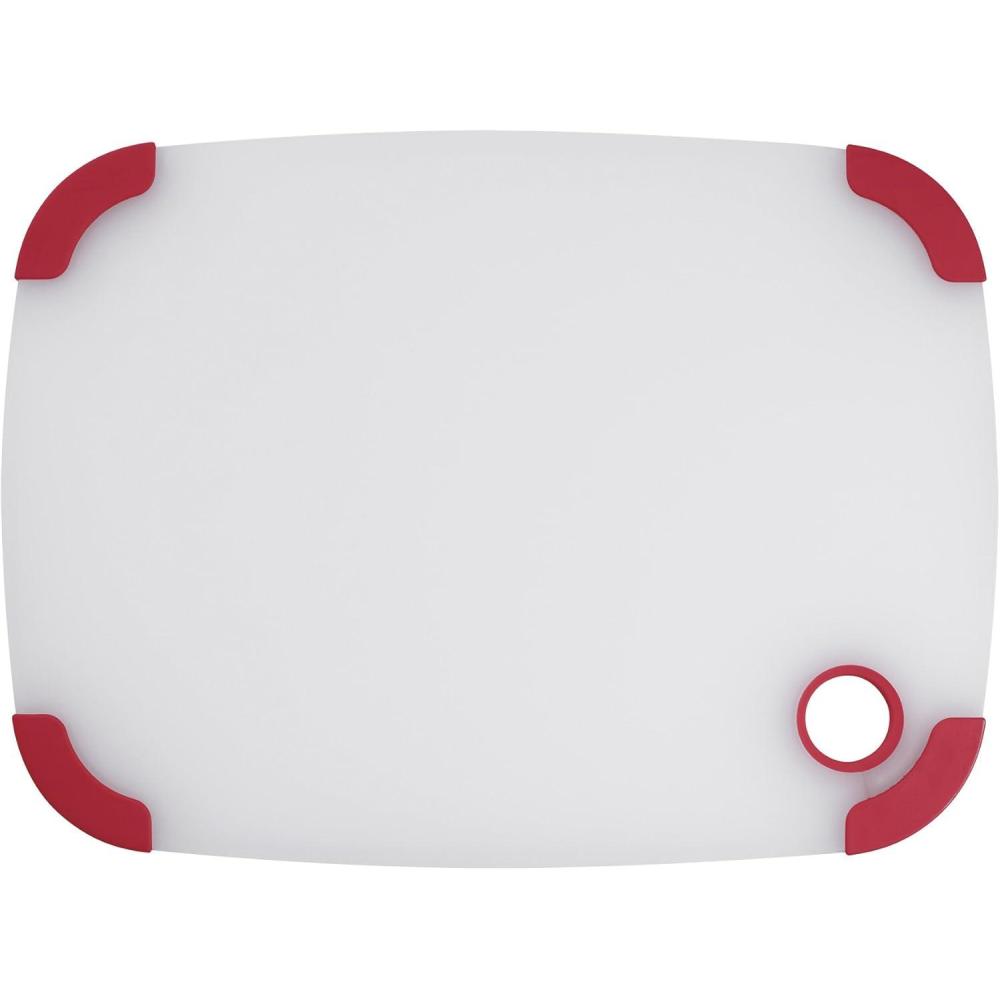 Cuisinart CPB-14SR 14″ Semi-Transparent Board with Red Trim, White