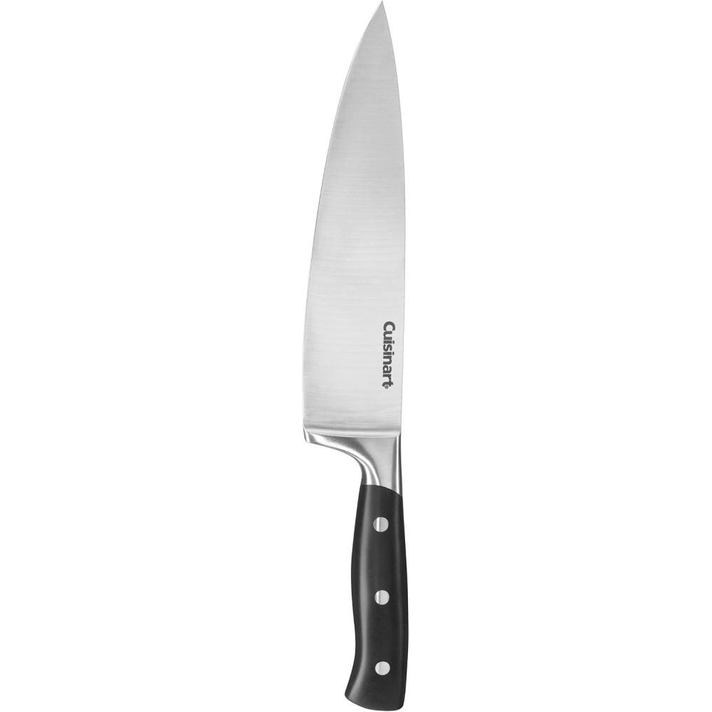Cuisinart C77TR-9SHP Triple Rivet Collection Steel Knife Sharpener, 9-Inch, Black(8″ Chef Knife)