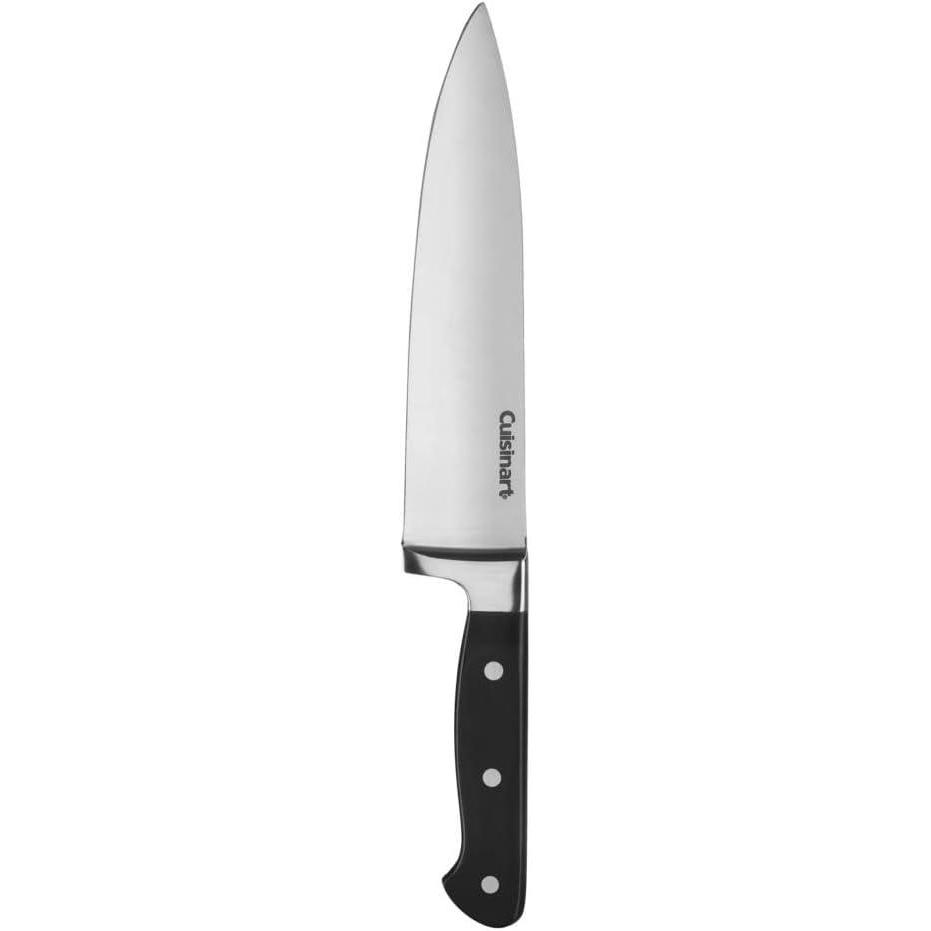 Cuisinart C77TR-8CF Triple Rivet Collection 8″ Chef Knife, Black
