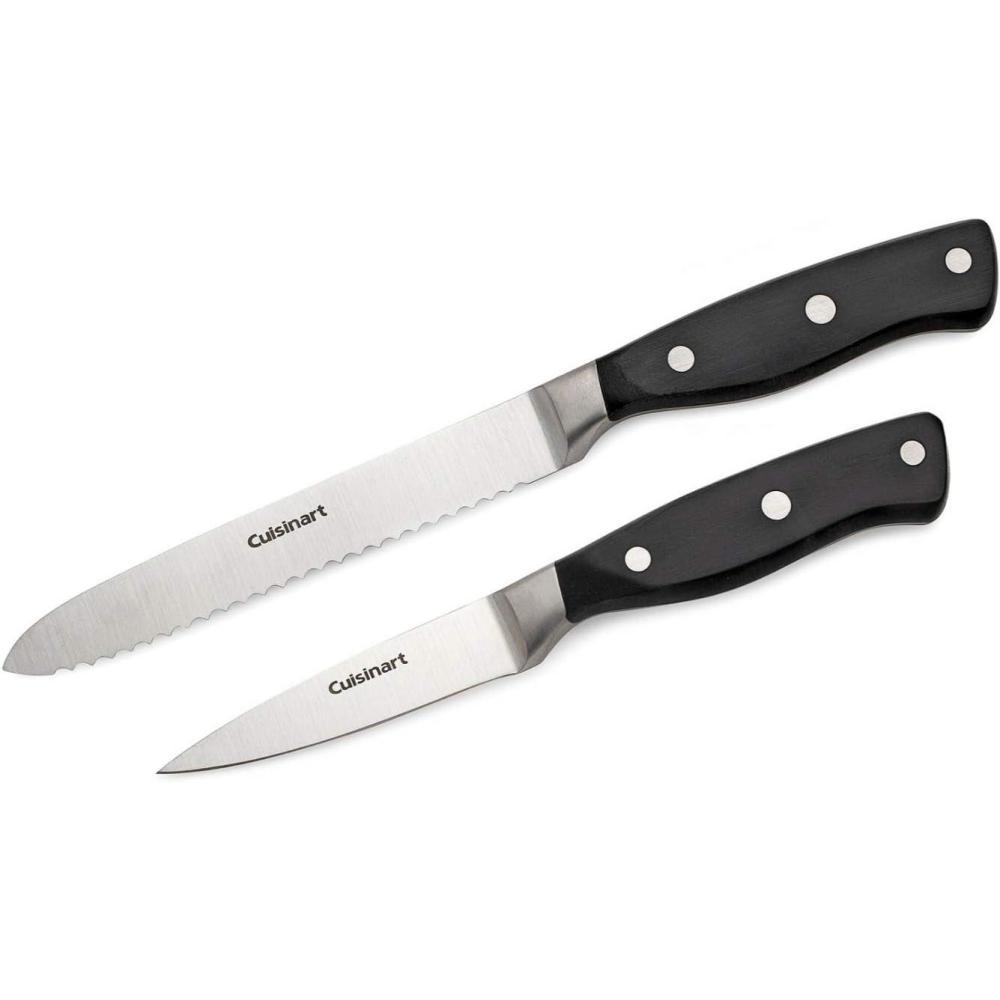 Cuisinart C77TR-9SHP Triple Rivet Collection Steel Knife Sharpener, 9-Inch, Black(2-Piece Set)