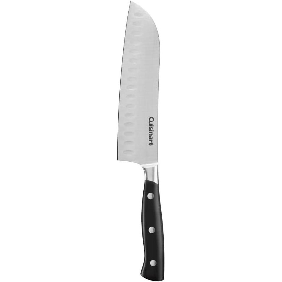 Cuisinart C77TR-7SAN Triple Rivet Collection 7″ Santoku Knife, Black