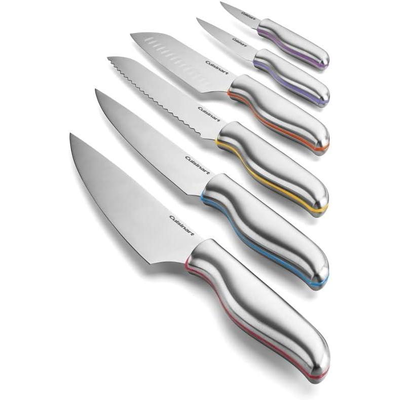 Cuisinart C77-12PCS 12 PC Classic Cutlery Color Band Collection