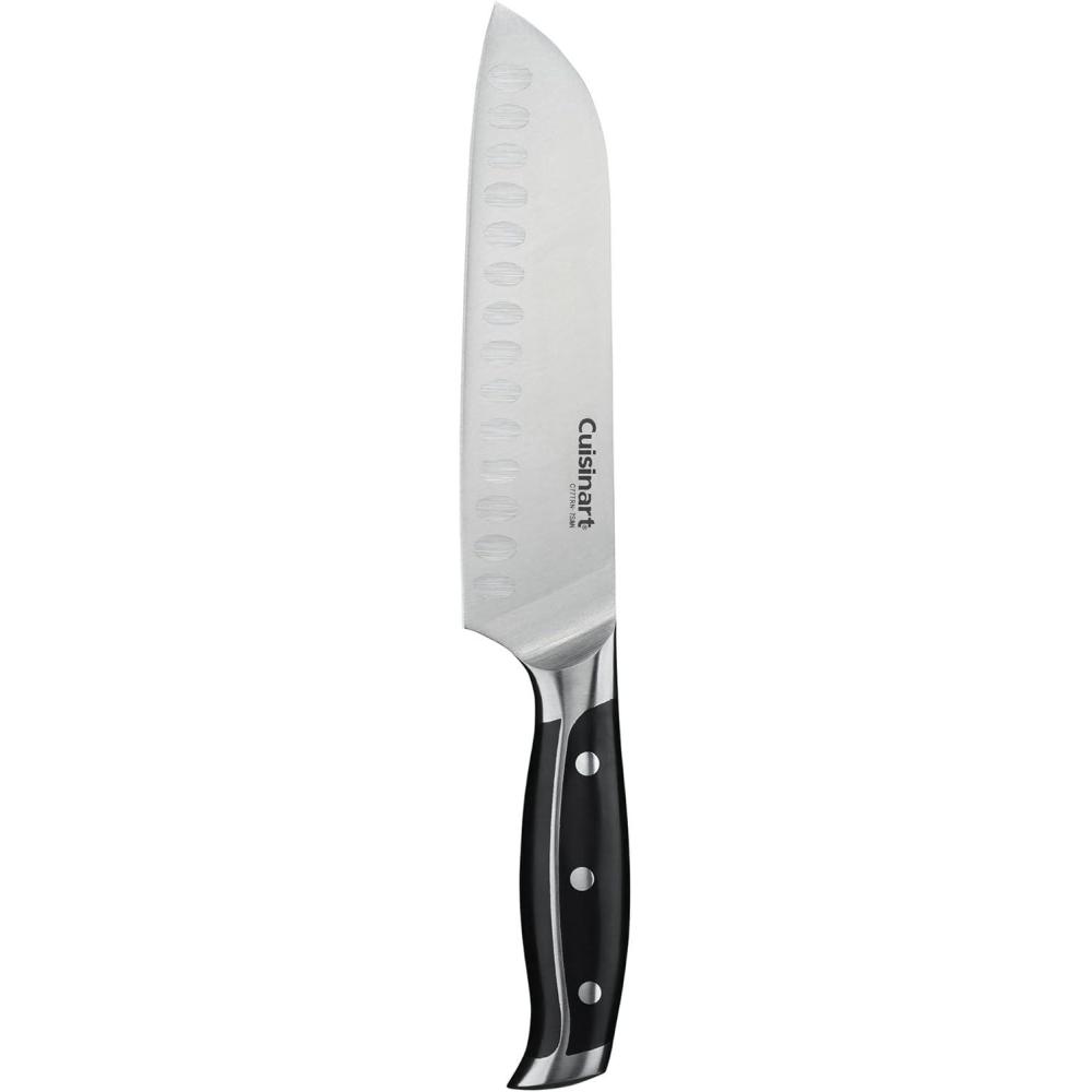 Cuisinart Nitrogen Infused with Built-In Sharpening Cutlery Block Set (15-Piece)(Santoku Knife)