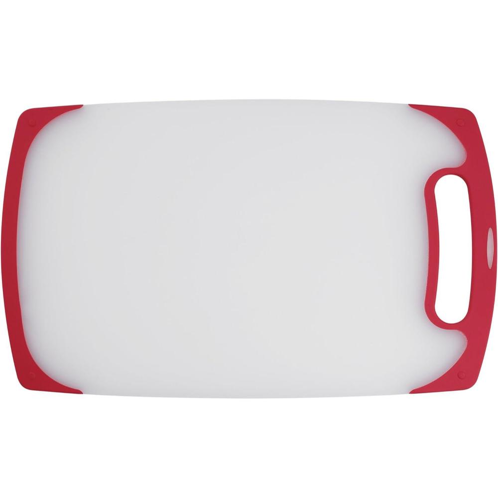 Cuisinart CPB-15SR 15″ Semi-Transparent Board with Red Trim, White