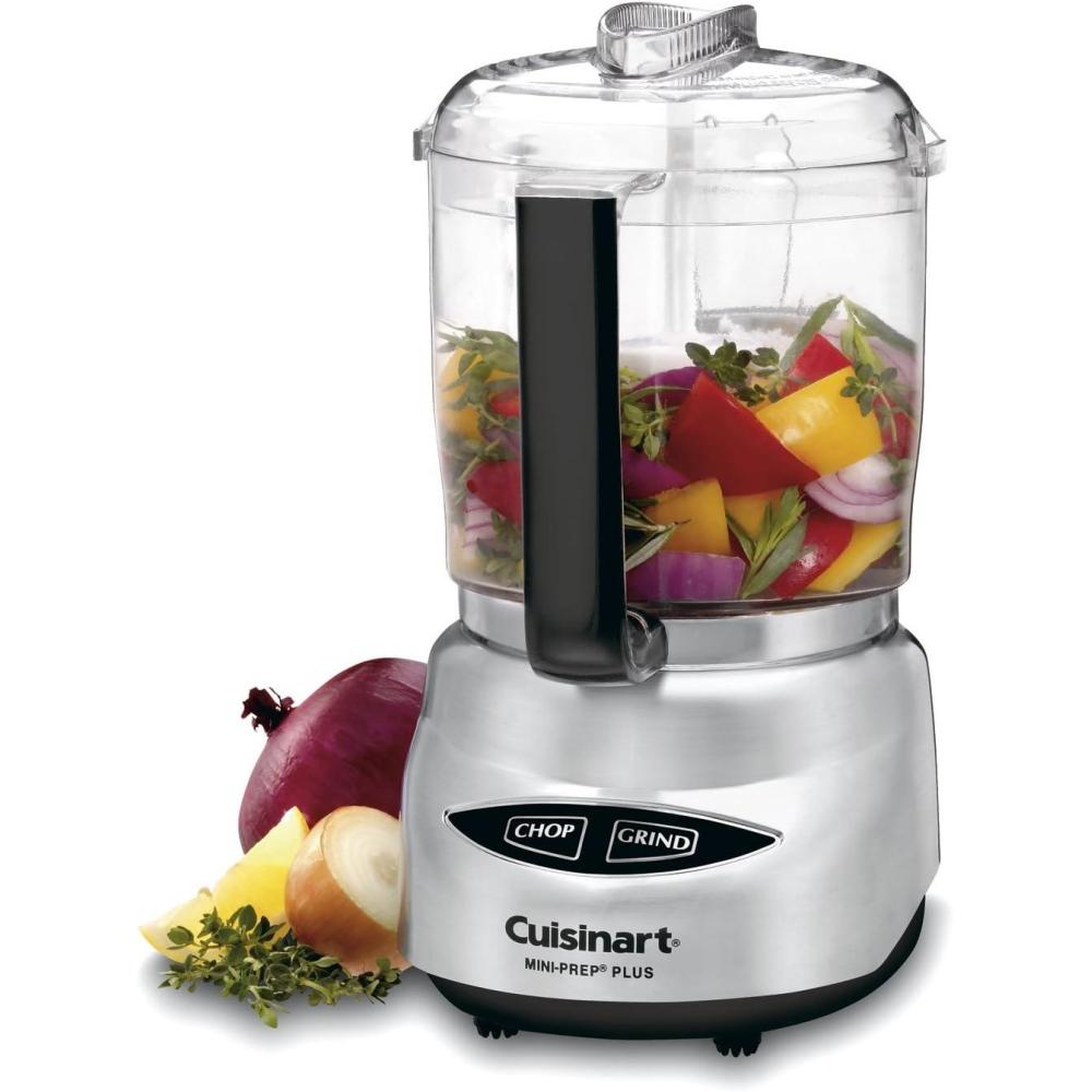 Cuisinart Mini Prep Plus Food Processor, 4 Cup, Brushed Stainless (Shiny)(Stainless Steel)