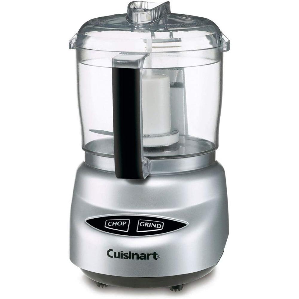 Cuisinart Mini Prep Plus Food Processor, 4 Cup, Brushed Stainless (Shiny)(White)