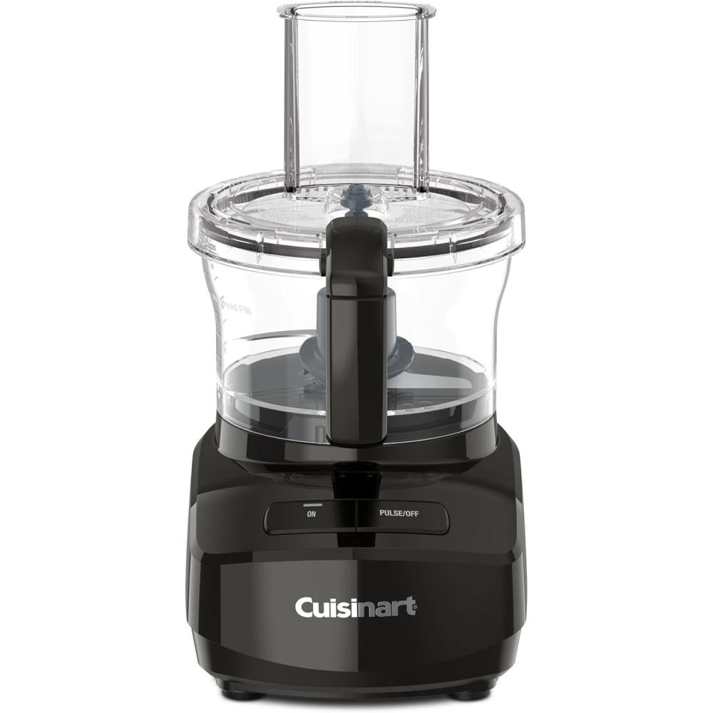 Cuisinart 7-Cup Sleek and Modern Design Food Processor with Two Easy Controls and Universal Blade for Chopping, Mixing, and Dough (Black)(Black)
