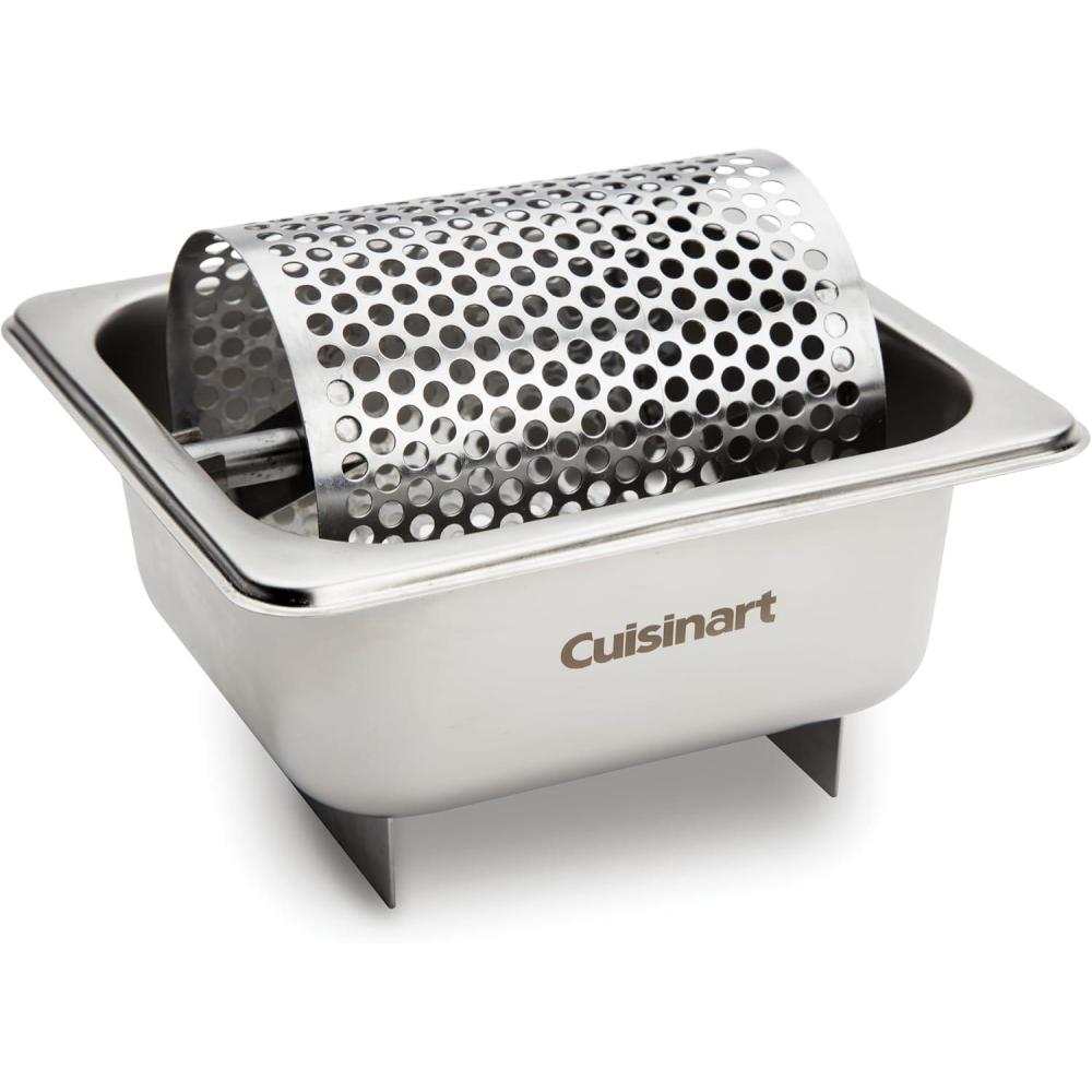 Cuisinart Stainless Steel Butter Wheel, Raised Bottom Butter Roller for Griddle for Golden Crust and Even Spread, Kitchen Grill Accessory for Burgers, Bread, BBQ, Cookouts, Tailgates((Pack of 1))