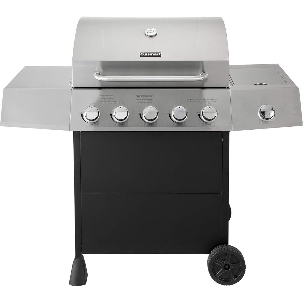 Cuisinart CGG-8500 Side Five Burner Gas Grill(Five Burner Gas Grill with Side Burner)