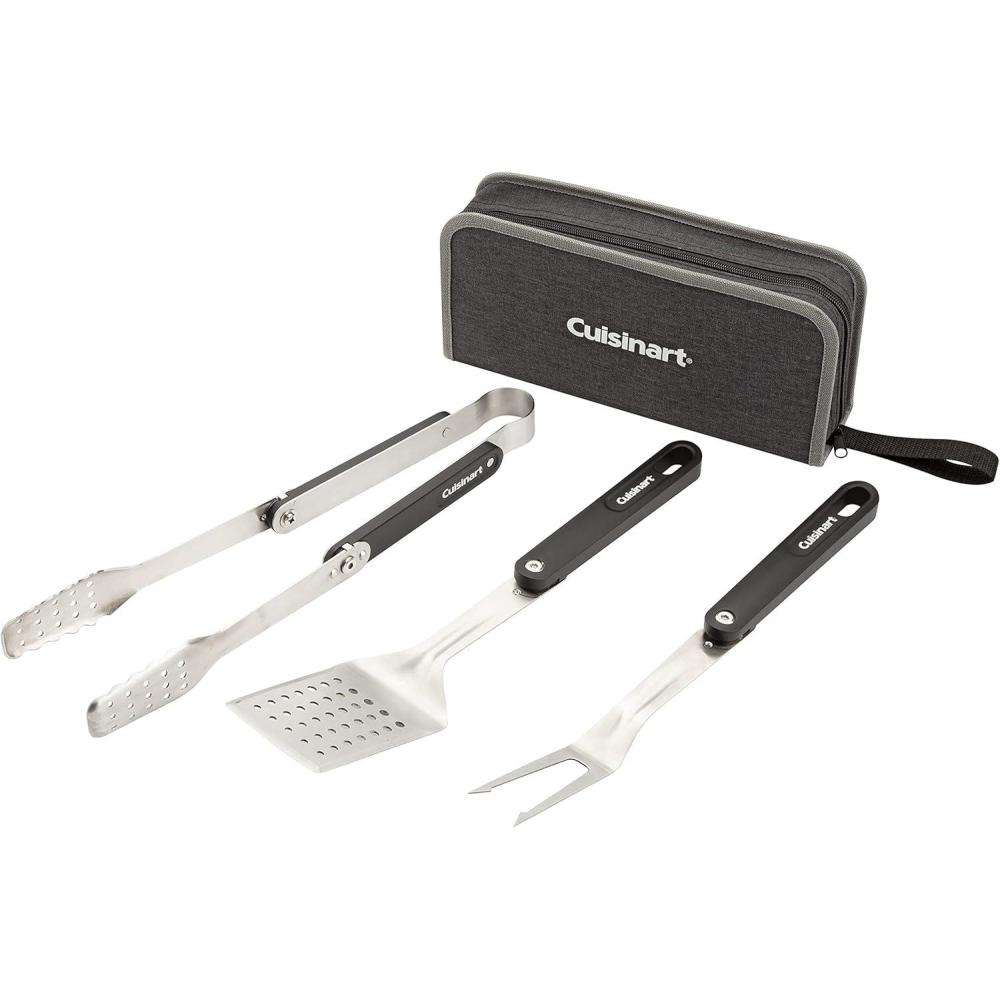 Cuisinart CGS-1000 4-Piece Folding Grill Tool Set