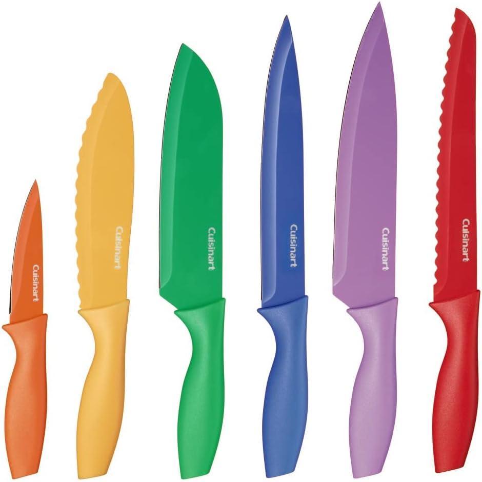 Cuisinart C55-01-12PCKS Collection 12-Piece Knife, Multicolor Advantage-Cutlery-Set, Multi-colored(Color: Multi-Color)