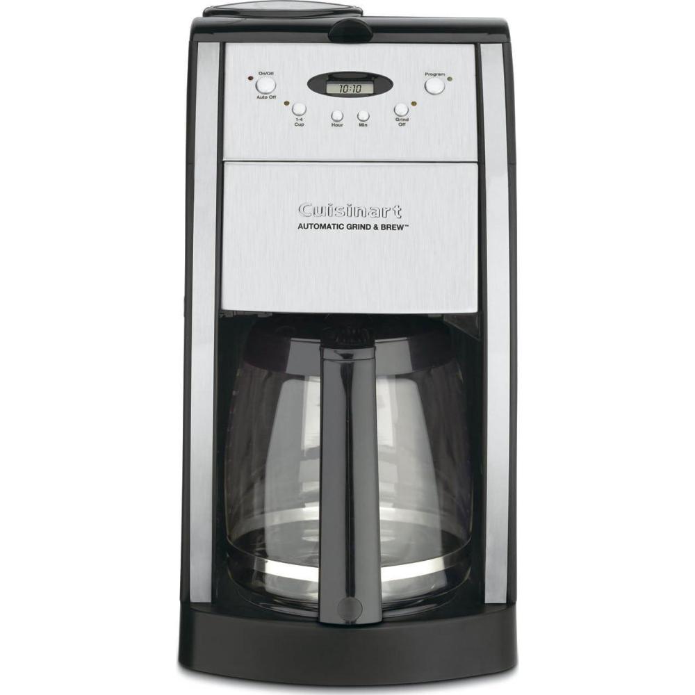 Cuisinart DGB-550BKNAS Automatic Coffeemaker Grind & Brew, 12-Cup Glass, Black