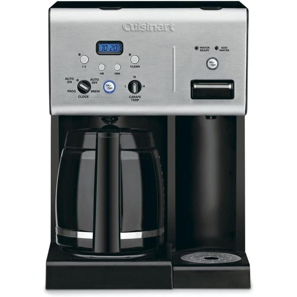 Cuisinart CHW-16 12-Cup Programmable Coffeemaker & Hot Water System New Black(Black/Stainless)