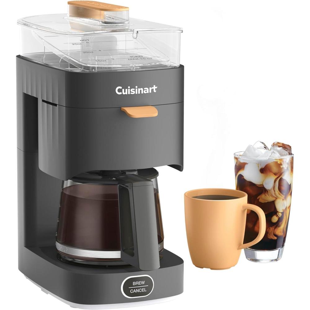 Cuisinart Soho™ 5-Cup Coffee Maker, 800 watts, Black, DCC-5BK(Black)