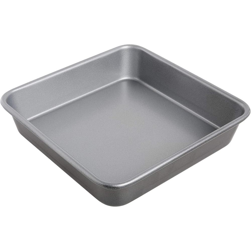 Cuisinart 9-Inch Chef’s Classic Nonstick Bakeware Square Cake Pan, Silver(9-Inch)