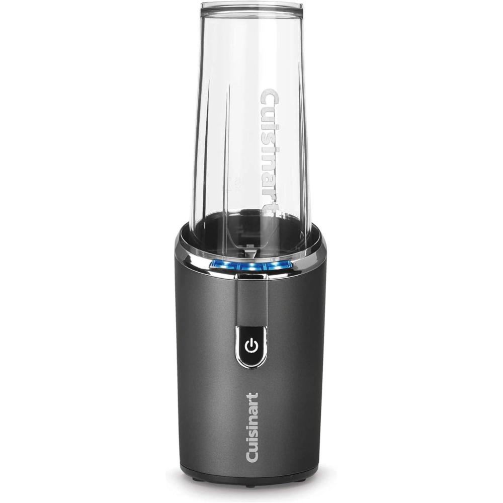 Cuisinart Electric Hand Blender & Mixer, EvolutionX Cordless Rechargeable, Gray/Black, RHB-100,Dark Grey(Compact Blender)