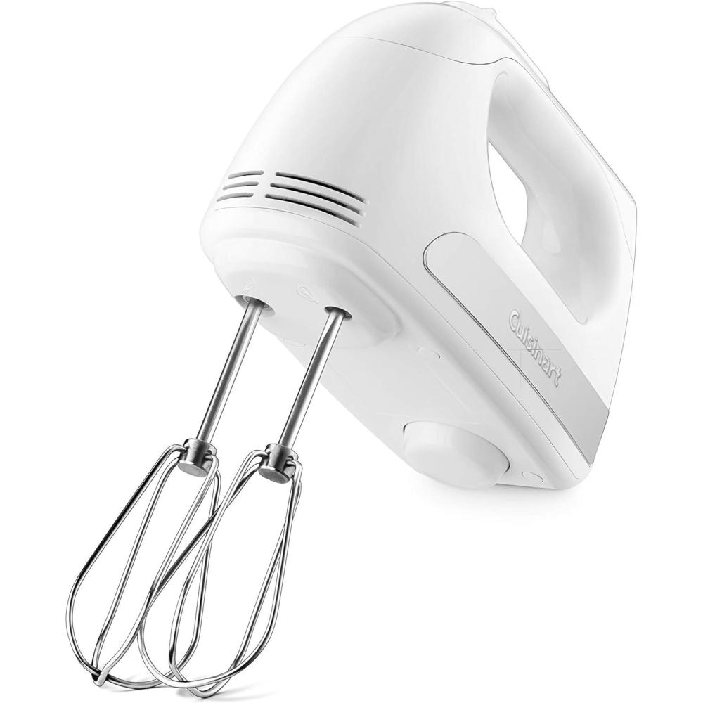 Cuisinart HM-3 Power Advantage 3-Speed Hand Mixer, White(White)