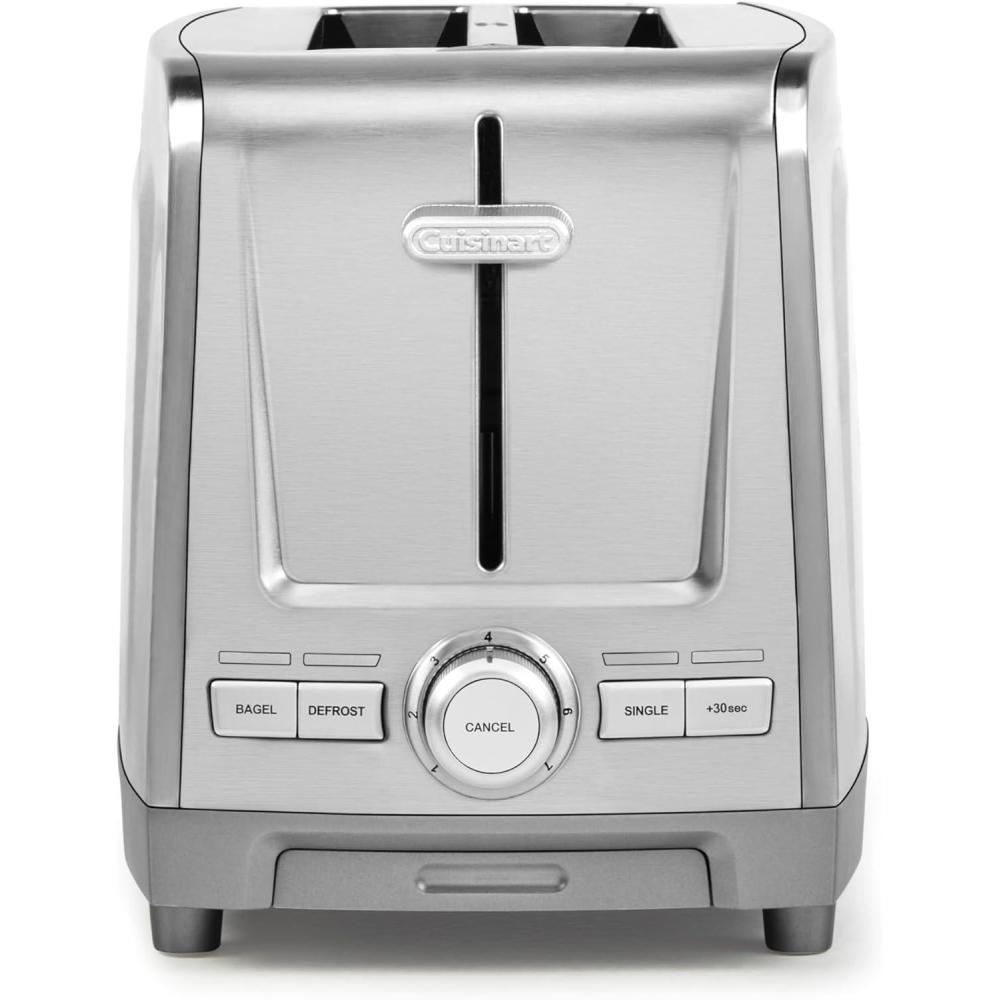 Cuisinart 2-Slice XL Slot Stainless Steel Toaster, Stainless Steel, CPT-1600
