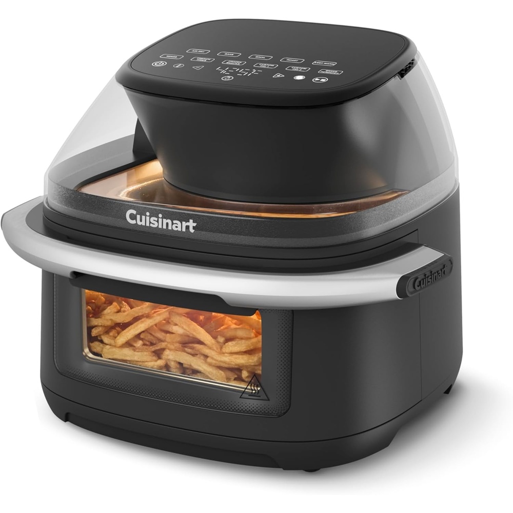 Cuisinart ClearView Large 9-Quart Basket Air Fryer with ClearView Window, Digital Control Panel, 5 Functions, 3 Air Fry Presets, 2 Custom Presets, Easy Clean, PFAS-Free, 3 -Year Warranty, AFC-9