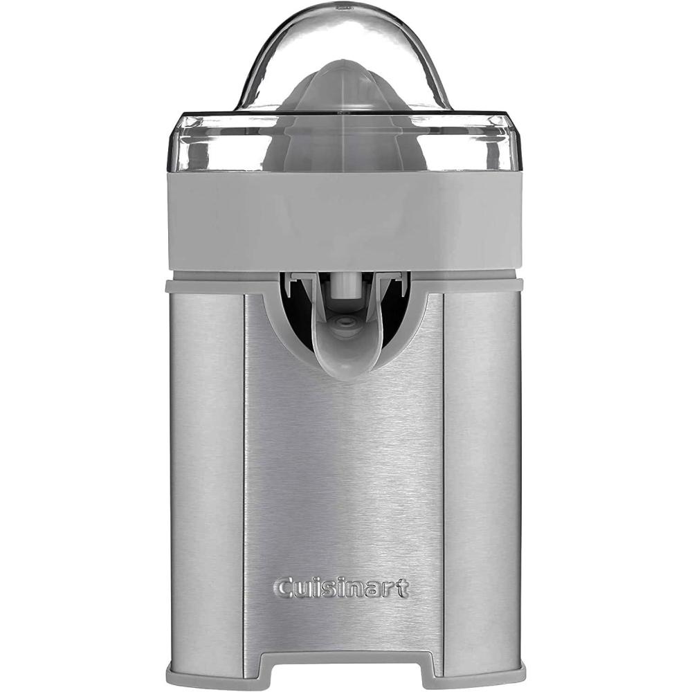 Cuisinart Pulp Control Citrus Juicer, Orange Juicer Squeezer and Lemon Squeezer with 3 Pulp Control Settings, Accommodates Small Limes and Large Grapefruits, CCJ-500P1, Black/Stainless Steel(Cool Gray)