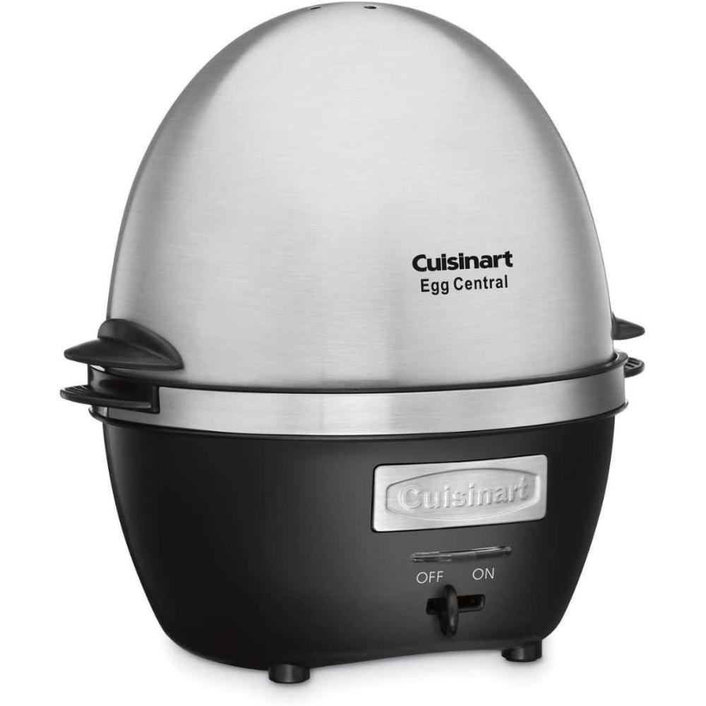 Cuisinart CEC-10 Egg Central Egg Cooker, Brushed Stainless Steel(Countertop Food Steamer)