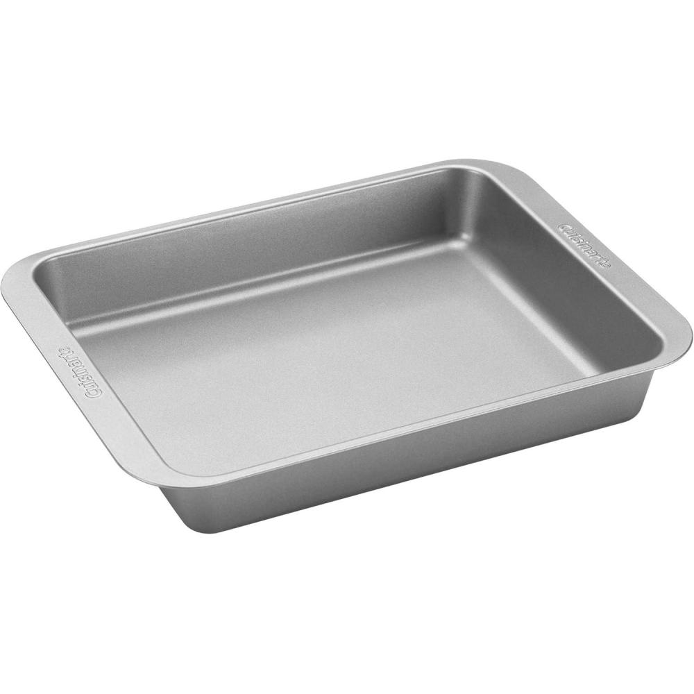 Cuisinart AMB-TOBBP Toaster Oven Baking Dish, silver, 1.12(l) x 0.86″(w) x 0.16″(h)(Baking Dish)