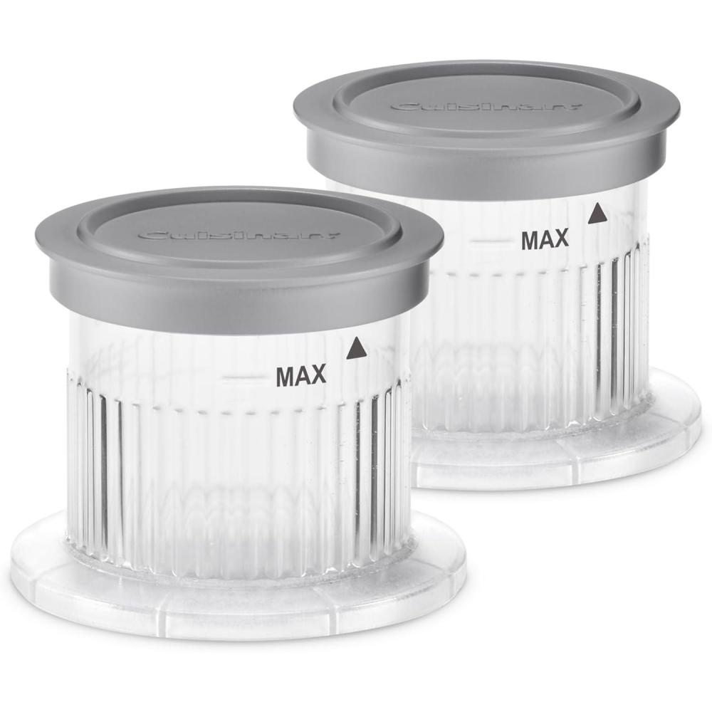 Cuisinart FastFreeze Ice Cream Maker Dessert Cups, Grey, ICE-FD10EC2(Dessert Cups)