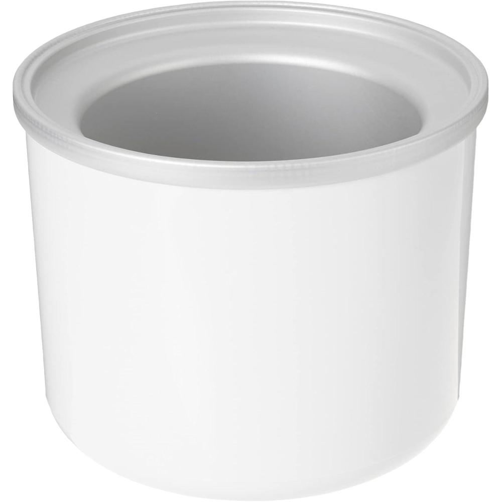 Cuisinart ICE-31RFB Replacement Freezer Bowl for the ICE-31 Ice Cream Maker Series, 1-1/2 quart, White(1-1/2 quart)