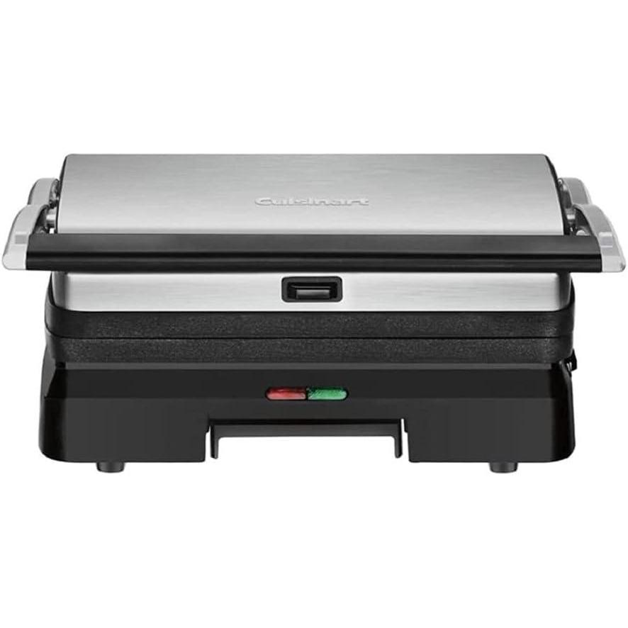 Cuisinart GR-11P1 Griddler 3-in-1 Grill and Panini Press, Silver